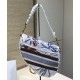 Fake Christian Dior Multicolor Saddle Camouflage Embroidered Canvas Bag With Multicolored Flowers White Replica Replica Christian Dior Multicolor Saddle Camouflage Embroidered Canvas Bag With Multicolored Flowers White