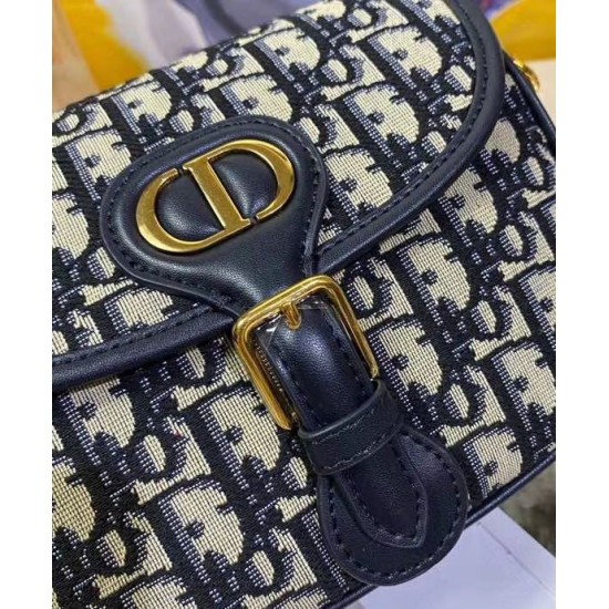 Replica Christian Dior Small Dior Bobby Handbag Dark Blue Replica Christian Dior Small Dior Bobby Handbag Dark Blue