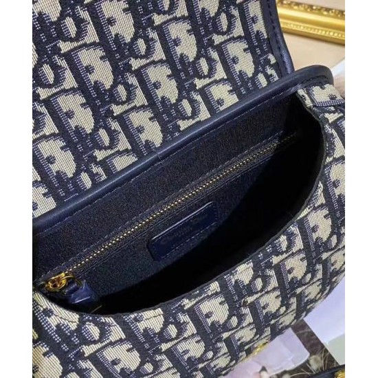 Replica Christian Dior Small Dior Bobby Handbag Dark Blue Replica Christian Dior Small Dior Bobby Handbag Dark Blue