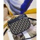Replica Christian Dior Medium Dior Bobby Handbag Dark Blue