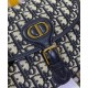 Replica Christian Dior Medium Dior Bobby Handbag Dark Blue