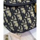 Replica Christian Dior Medium Dior Bobby Handbag Dark Blue