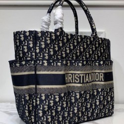 Replica Christian Dior Katrina Handbags Dark Blue