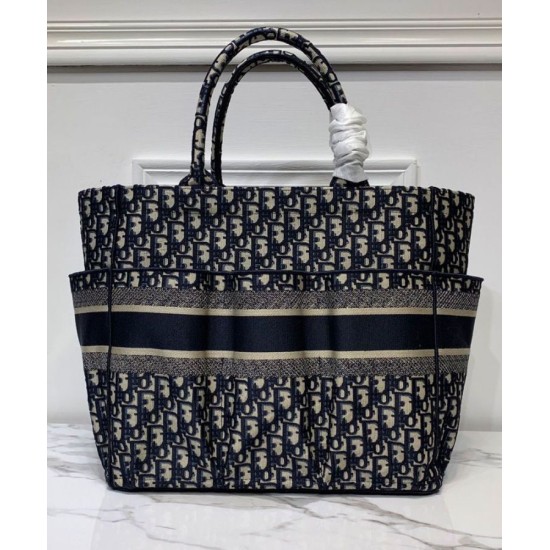 Replica Christian Dior Katrina Handbags Dark Blue