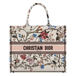 Fake Christian Dior The Book Tote Bag White Replica