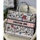 Fake Christian Dior The Book Tote Bag White Replica