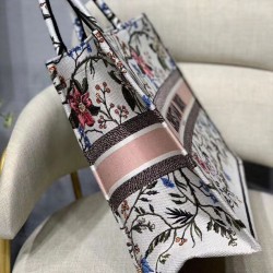 Fake Christian Dior The Book Tote Bag White Replica