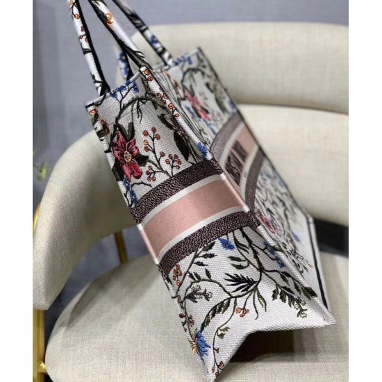 Fake Christian Dior The Book Tote Bag White Replica