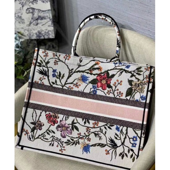 Fake Christian Dior The Book Tote Bag White Replica