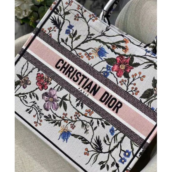 Fake Christian Dior The Book Tote Bag White Replica
