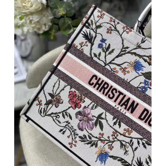 Fake Christian Dior The Book Tote Bag White Replica