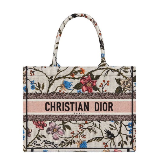 Replica Christian Dior Small Dior Book Tote White
