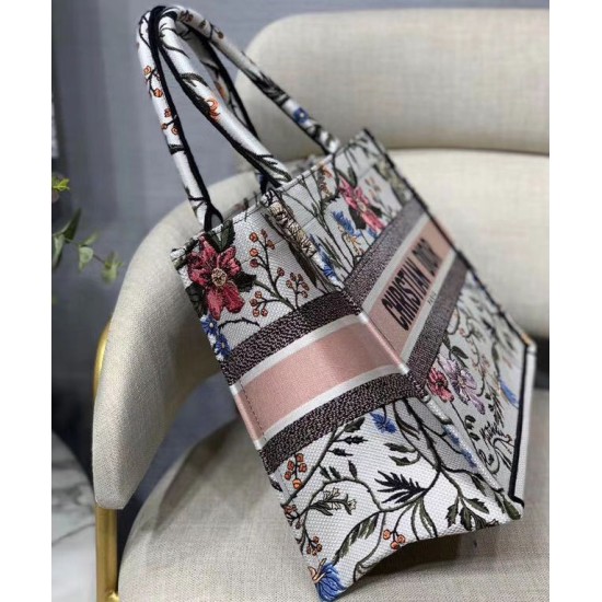 Replica Christian Dior Small Dior Book Tote White