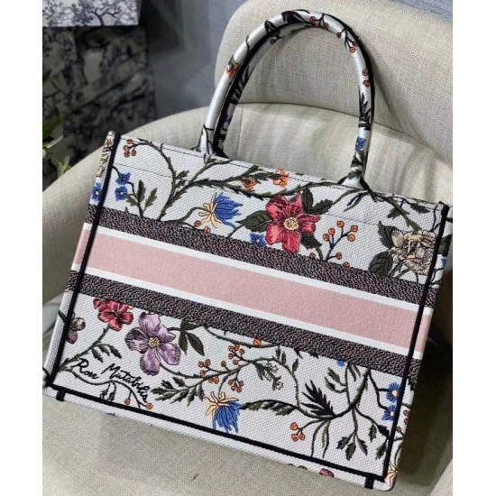 Replica Christian Dior Small Dior Book Tote White