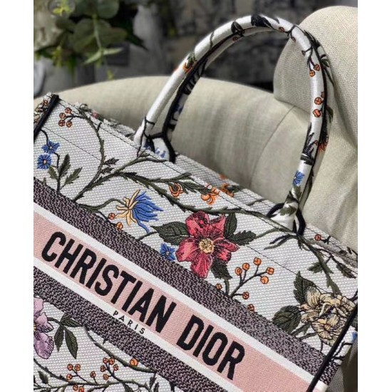 Replica Christian Dior Small Dior Book Tote White