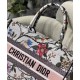 Replica Christian Dior Small Dior Book Tote White