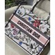 Replica Christian Dior Small Dior Book Tote White