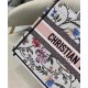 Replica Christian Dior Small Dior Book Tote White