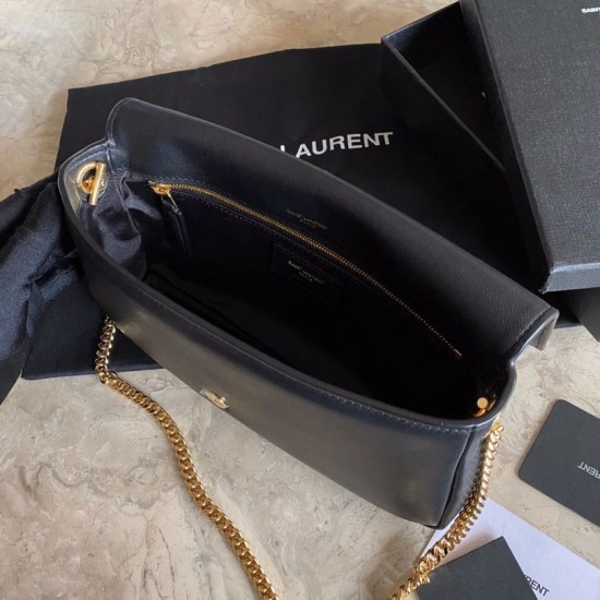 Replica YSL Saint Laurent Monogram Kate 99 With Tassel Lambskin Black