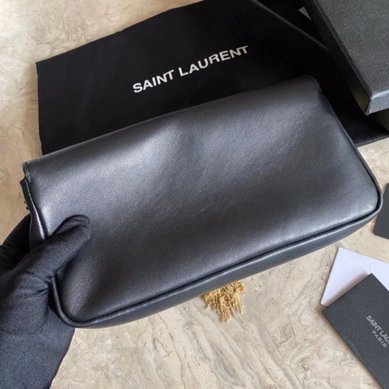 Replica YSL Saint Laurent Monogram Kate 99 With Tassel Lambskin Black