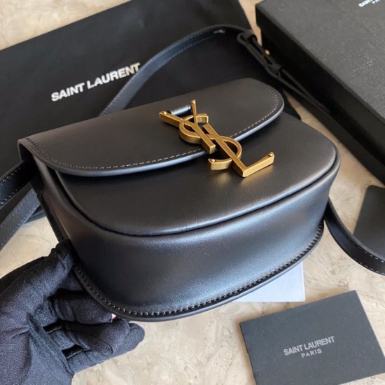 Fake YSL Saint Laurent Kaia Small Satchel Bag Black Replica