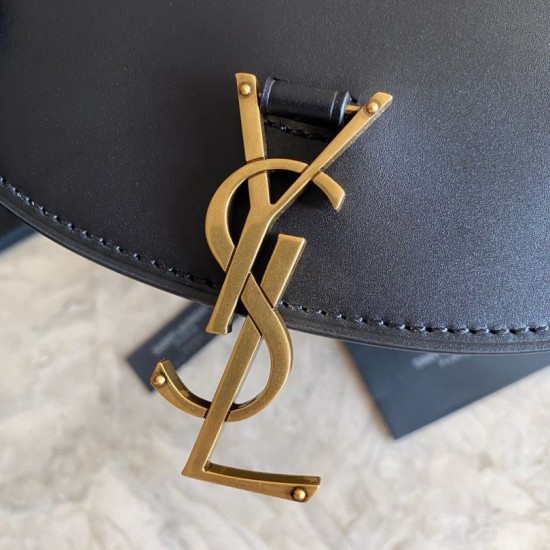 Fake YSL Saint Laurent Kaia Small Satchel Bag Black Replica