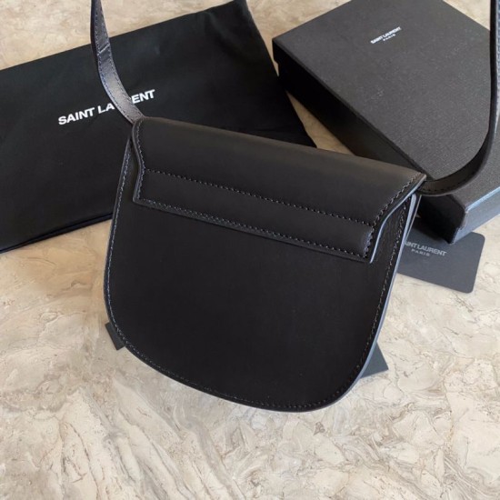 Fake YSL Saint Laurent Kaia Small Satchel Bag Black Replica