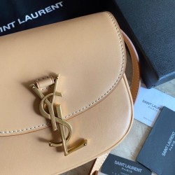 Replica YSL Saint Laurent Kaia Small Satchel Bag Brown