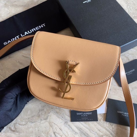 Replica YSL Saint Laurent Kaia Small Satchel Bag Brown