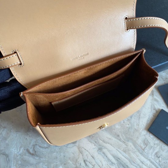 Replica YSL Saint Laurent Kaia Small Satchel Bag Brown