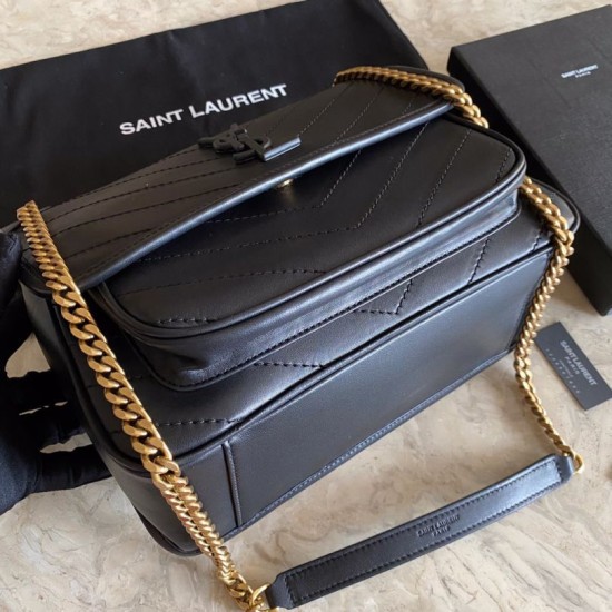 Replica YSL Saint Laurent Niki Medium Smooth Leather Bag Black
