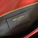 Fake YSL Saint Laurent Niki Medium Smooth Leather Bag Red Replica