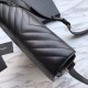 Fake YSL Saint Laurent Joan Satchel In Y Quilted Leather Black Replica