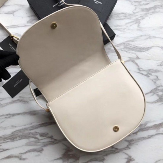 Replica YSL Saint Laurent Joan Satchel In Y Quilted Leather Beige