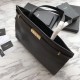 Replica YSL Saint Laurent Medium Manhattan Top Handle Bag Black