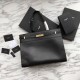 Replica YSL Saint Laurent Medium Manhattan Top Handle Bag Black