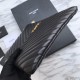 Replica YSL Saint Laurent Monogram Tablet Pouch Matelasse Leather Black