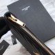 Replica YSL Saint Laurent Monogram Tablet Pouch Matelasse Leather Black