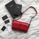 Fake YSL Saint Laurent  Niki Body Bag Crinkled Vintage Leather Red Replica