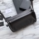 Replica YSL Saint Laurent  Niki Body Bag Crinkled Vintage Leather Gray