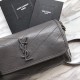 Replica YSL Saint Laurent  Niki Body Bag Crinkled Vintage Leather Gray