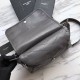 Replica YSL Saint Laurent  Niki Body Bag Crinkled Vintage Leather Gray