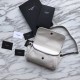 Replica YSL Saint Laurent  Niki Body Bag Crinkled Vintage Leather White