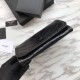 Fake YSL Saint Laurent  Niki Large Wallet Crinkled Leather Black Replica