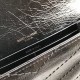 Fake YSL Saint Laurent  Niki Large Wallet Crinkled Leather Black Replica