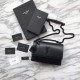 Replica YSL Saint Laurent Medium Sunset Bag Smooth Leather Black Hardware
