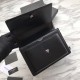 Replica YSL Saint Laurent Medium Sunset Bag Smooth Leather Black Hardware