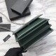 Replica YSL Saint Laurent Medium Sunset Bag Smooth Leather Green