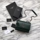 Replica YSL Saint Laurent Medium Sunset Bag Smooth Leather Green
