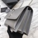 Replica YSL Saint Laurent Medium Sunset Bag Smooth Leather Gray